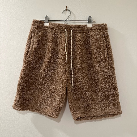 Urban Outfitters Other - Urban Outfitters fuzzy men’s shorts | Large | Brown